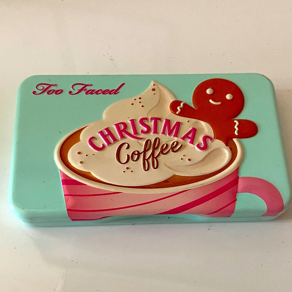 Too Faced Christmas Coffee tin palette